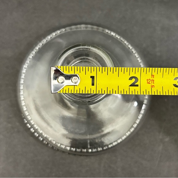 Mod Dep Clear Glass Alcohol Vinegar Jar Lab Bottle Marked (no stopper) Vintage - Picture 8 of 8